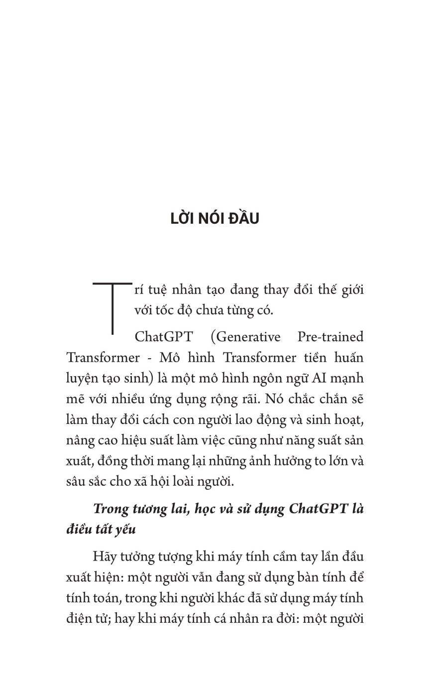 THỜI ĐẠI AI - LÀM THẾ NÀO ĐỂ CHATGPT HIỆU QUẢ